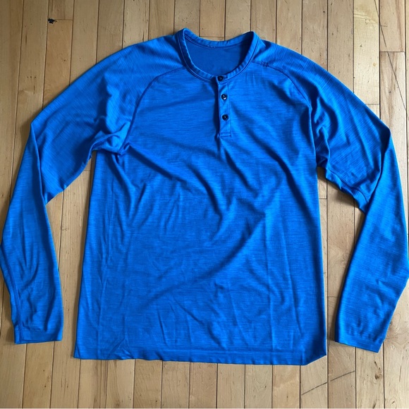 lululemon athletica Other - Lululemon Metal Vent Long Sleeve Henley Tee